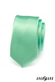 Zöld keskeny nyakkendő sima